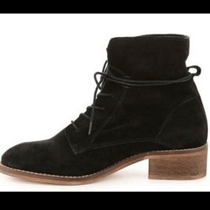Steve Madden Rosay Suede Leather Combat Boots Size 6